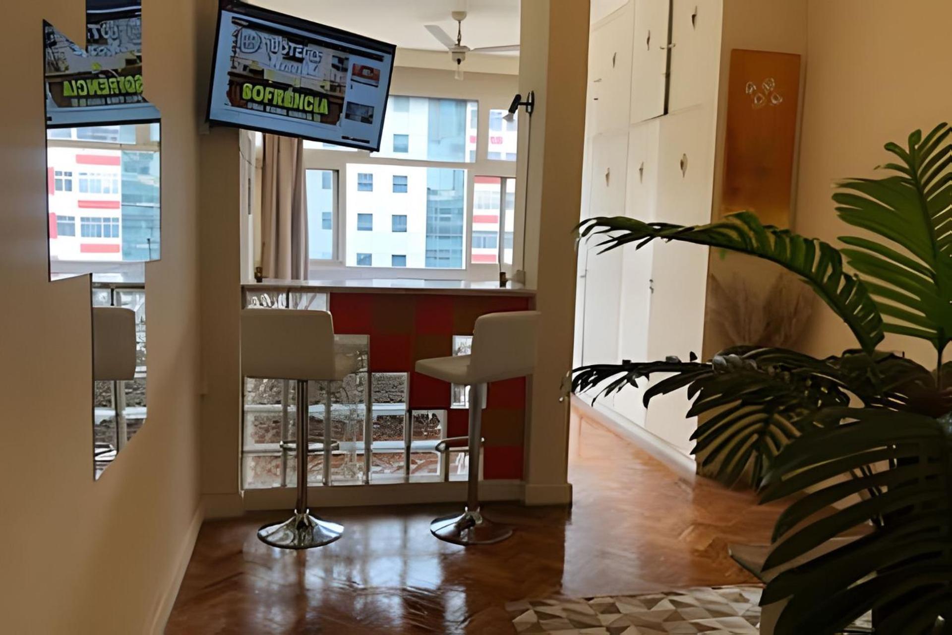 Apartamento Em Copacabana Com Vista Lateral Do Mar Rio de Janeiro Eksteriør bilde
